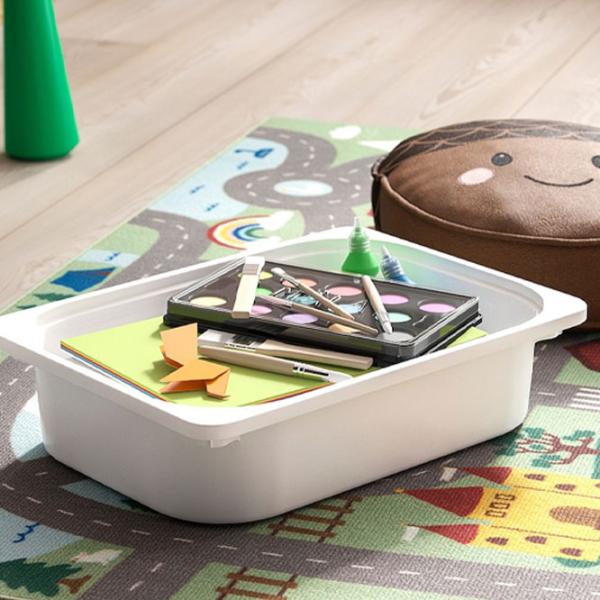 Стеллаж с контейнерами Ikea Trofast 6 52 x 93 x 44см cm / Массивная сосна / Дуб cонома photo 6