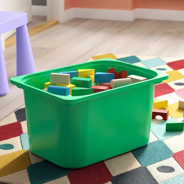 Стеллаж с контейнерами Ikea Trofast 8 91 x 94 x 44см cm / Массивная сосна / Дуб cонома photo 5