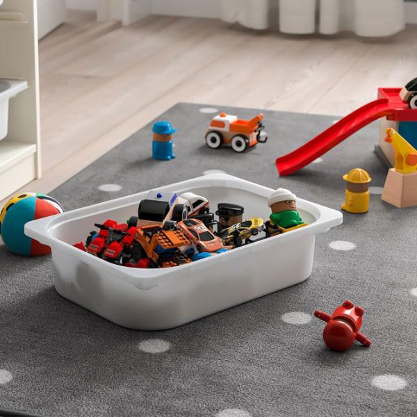 Стеллаж с контейнерами Ikea Trofast 3 56 x 34 x 44см cm / ЛДСП / White photo 2