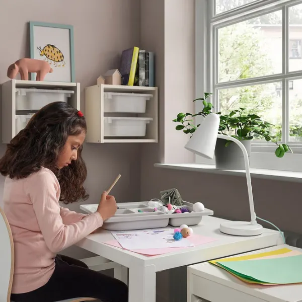 Стеллаж с контейнерами Ikea Trofast 3 56 x 34 x 44см cm / ЛДСП / White photo 5