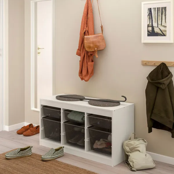 Стеллаж Ikea Trofast 6 56 x 99 x 44см cm / ЛДСП / White photo 4