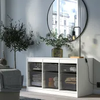 Стеллаж Ikea Trofast 6 56 x 99 x 44см cm / ЛДСП / White photo 5