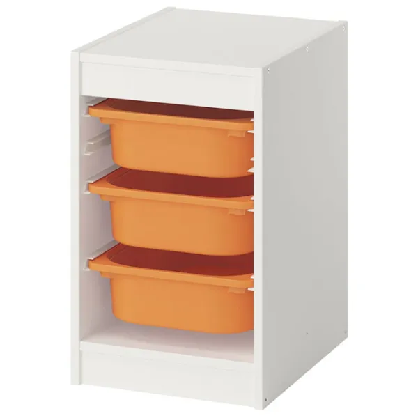 Etajeră cu containere Ikea Trofast 3 56 x 34 x 44 cm / PAL / White photo 1