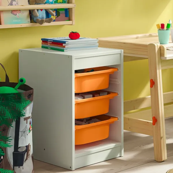 Etajeră cu containere Ikea Trofast 3 56 x 34 x 44 cm / PAL / White photo 5