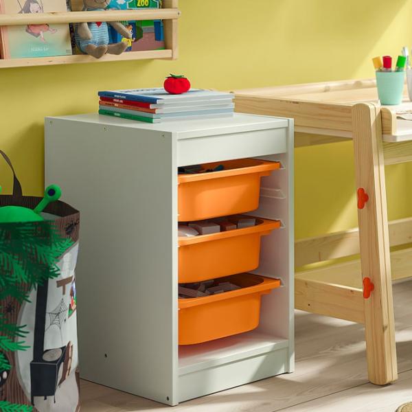 Etajeră cu containere Ikea Trofast 3 56 x 34 x 44 cm / PAL / White photo 5