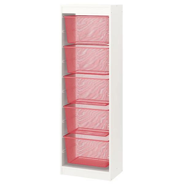 Стеллаж Ikea Trofast 5 145 x 46 x 30см cm / ЛДСП / White photo 1