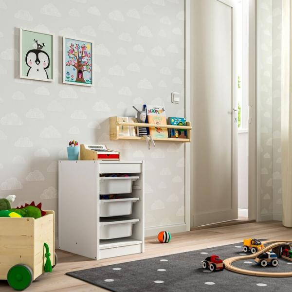 Etajeră cu containere Ikea Trofast 3 56 x 34 x 44 cm / PAL / White photo 5 Etajeră cu containere Ikea Trofast 3 56 x 34 x 44 cm / PAL / White photo 5