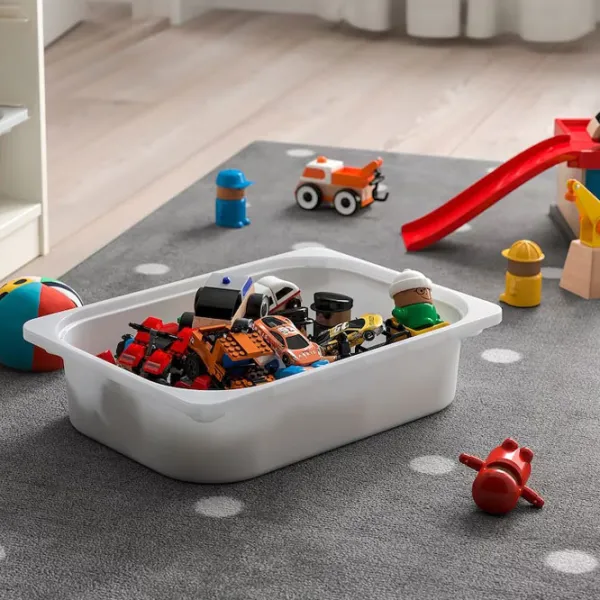 Etajeră cu containere Ikea Trofast 3 56 x 34 x 44 cm / PAL / White photo 6 Etajeră cu containere Ikea Trofast 3 56 x 34 x 44 cm / PAL / White photo 6