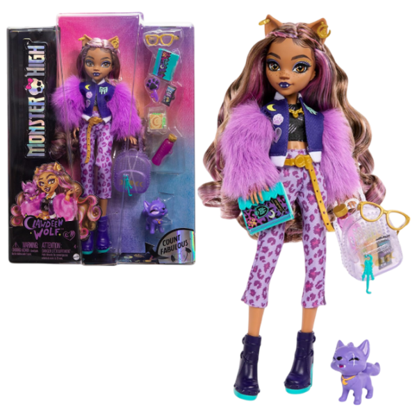 Кукла Mattel Clawdeen Wolf HRP65 модель / 3+ photo 1 Кукла Mattel Clawdeen Wolf HRP65 модель / 3+ photo 1