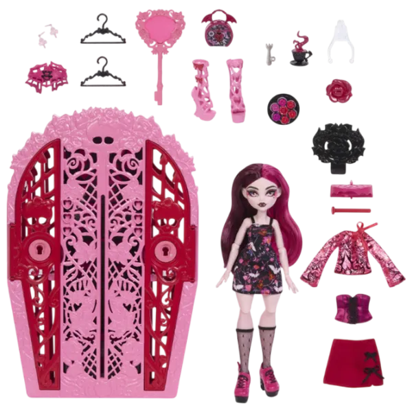 Кукла Mattel Skulltimate Secrets Draculaura HYT72 модель / 4+ photo 5 Кукла Mattel Skulltimate Secrets Draculaura HYT72 модель / 4+ photo 5
