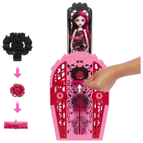 Кукла Mattel Skulltimate Secrets Draculaura HYT72 модель / 4+ photo 7 Кукла Mattel Skulltimate Secrets Draculaura HYT72 модель / 4+ photo 7