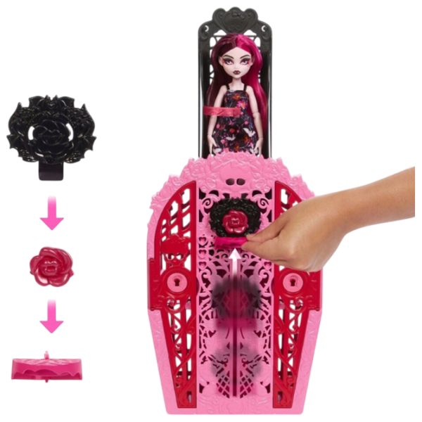Кукла Mattel Skulltimate Secrets Draculaura HYT72 модель / 4+ photo 7 Кукла Mattel Skulltimate Secrets Draculaura HYT72 модель / 4+ photo 7