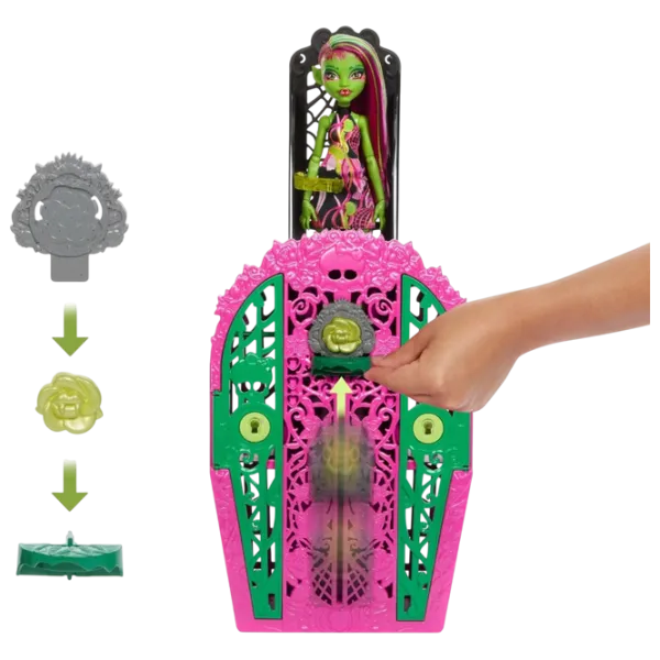 Кукла Mattel Skultimate Secrets Venus McFlytrap HYT75 модель / 4+ photo 7 Кукла Mattel Skultimate Secrets Venus McFlytrap HYT75 модель / 4+ photo 7