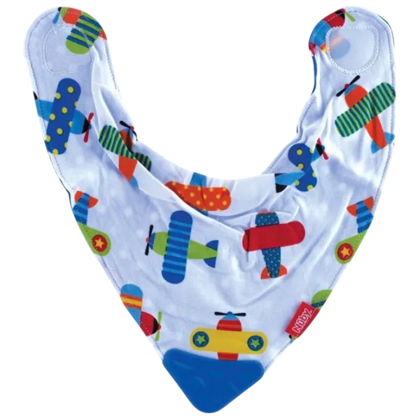 Слюнявчик Nuby ID4290  Бандана / Хлопок / Разноцветный photo 3