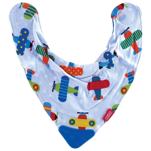 Слюнявчик Nuby ID4290  Бандана / Хлопок / Разноцветный photo 3
