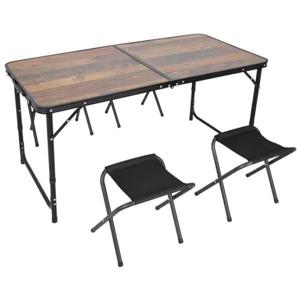 Set mobilă terasă Enero Camp 1055305 Poliester / MDF / Aluminiu / Black photo 2