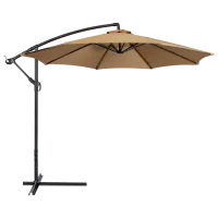 Зонт садовый Procart UM002O Черный Бежевый