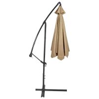 Зонт садовый Procart UM002O Черный Бежевый photo 2