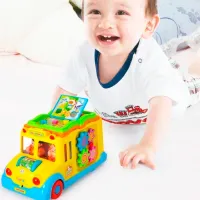 Busy board Hola Toys School bus 1+ photo 6