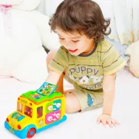 Busy board Hola Toys School bus 1+ photo 7