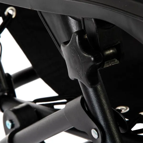 Шезлонг Enero Camp 1032221 Сталь / Oxford / Черный Черный photo 2 Шезлонг Enero Camp 1032221 Сталь / Oxford / Черный Черный photo 2