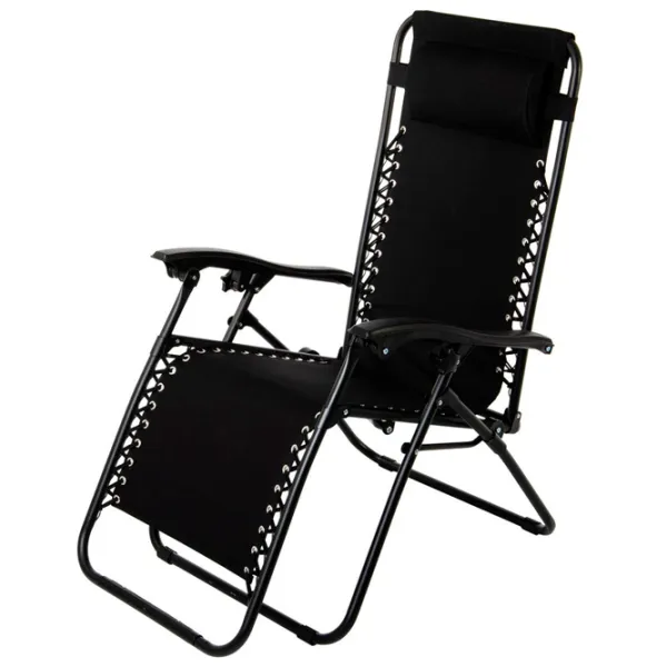 Шезлонг Enero Camp 1032221 Сталь / Oxford / Черный Черный photo 6 Шезлонг Enero Camp 1032221 Сталь / Oxford / Черный Черный photo 6