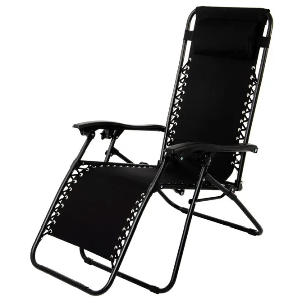 Шезлонг Enero Camp 1032221 Сталь / Oxford / Черный Черный photo 7 Шезлонг Enero Camp 1032221 Сталь / Oxford / Черный Черный photo 7