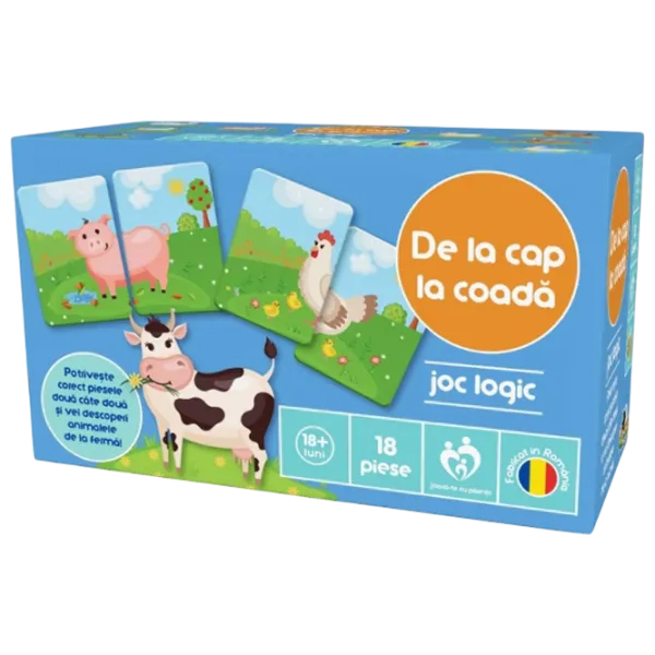 Joc educativ Noriel De la cap la coadă 1.5+/ Dezvoltare photo 3
