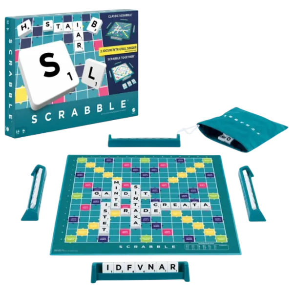 Настольная игра Mattel 2 in 1 Scrabble Core Refresh 8+/ Стратегия photo 1 Настольная игра Mattel 2 in 1 Scrabble Core Refresh 8+/ Стратегия photo 1