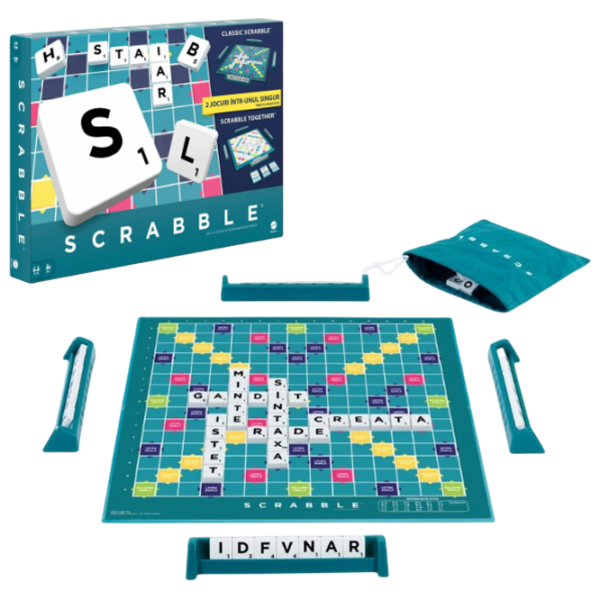 Настольная игра Mattel 2 in 1 Scrabble Core Refresh 8+/ Стратегия photo 1 Настольная игра Mattel 2 in 1 Scrabble Core Refresh 8+/ Стратегия photo 1
