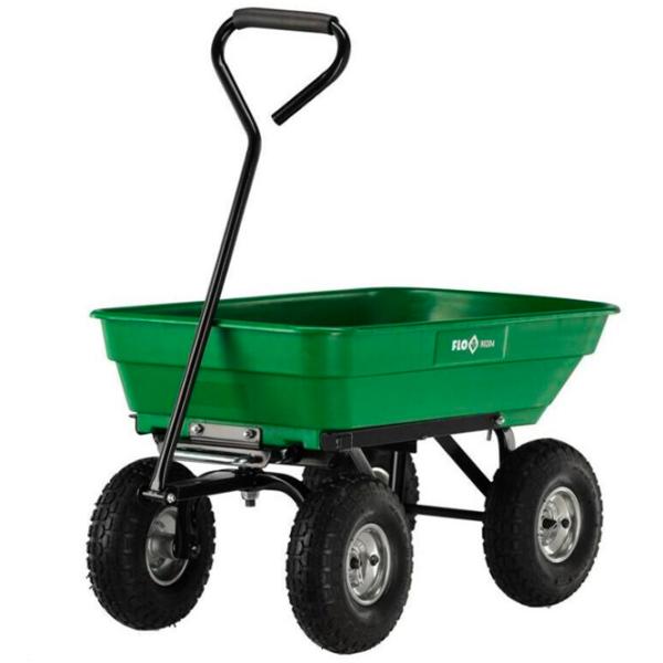 Cărucior cu platformă Flo 90204 Green / 150 kg photo 1