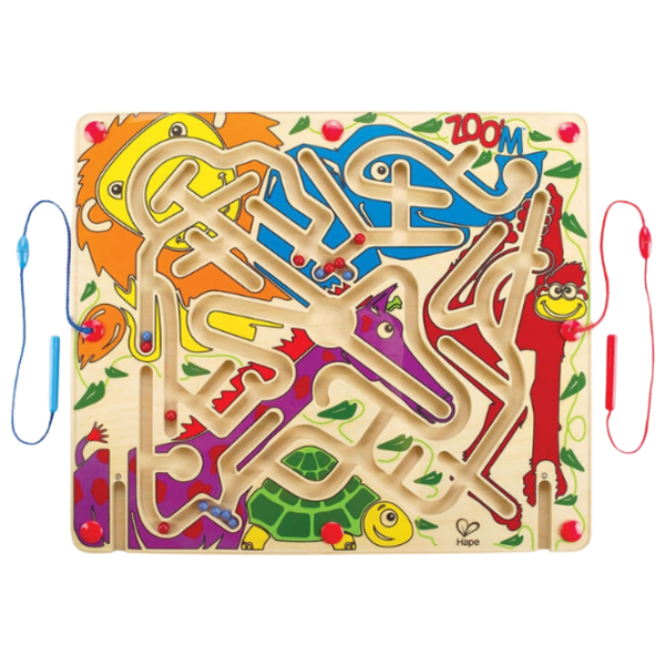 Joc educativ Hape Magnetic Zoo Labyrinth 3+/ Strategie photo 2