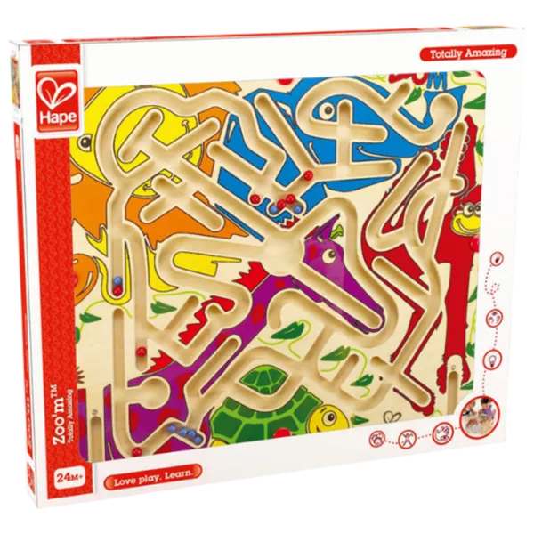 Joc educativ Hape Magnetic Zoo Labyrinth 3+/ Strategie photo 3