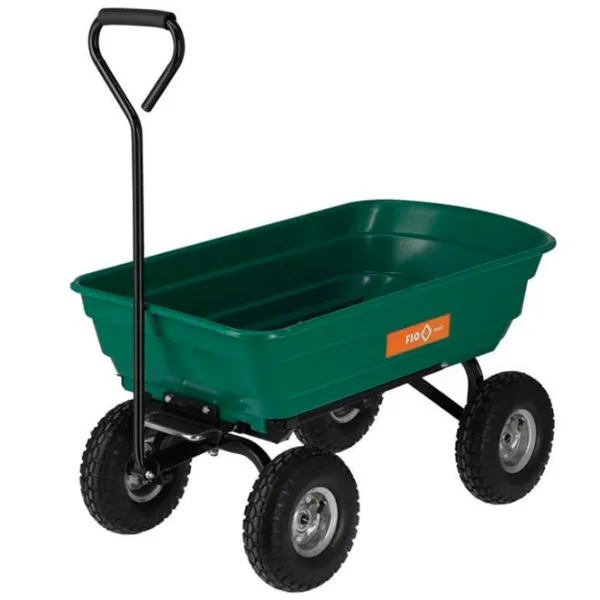 Cărucior cu platformă Flo 90205 Green / 200 kg photo 1