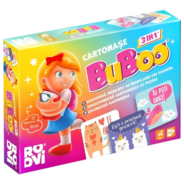 Joc de masă Toys outlet Buboo 3 in 1 Cards 6+/ Dezvoltare photo 1
