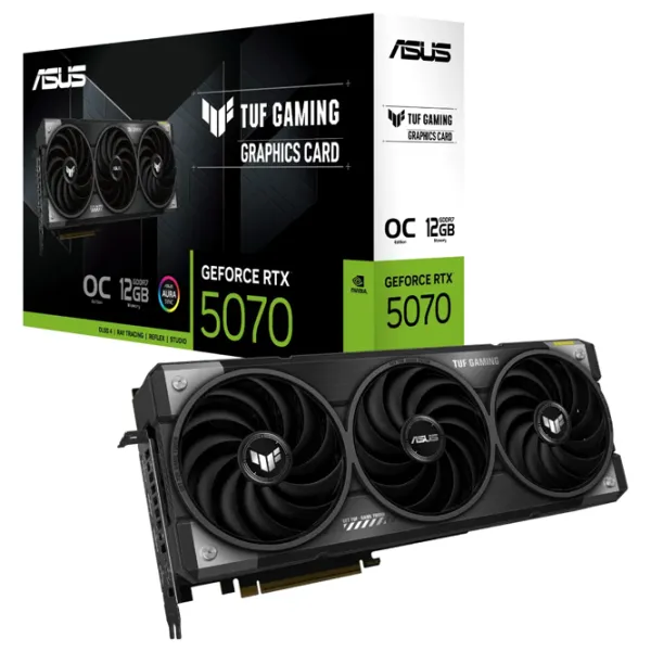 Placă video Asus GeForce RTX 5070 TUF Gaming OC Edition PCI Express x16 5.0 / 12 GB photo 10