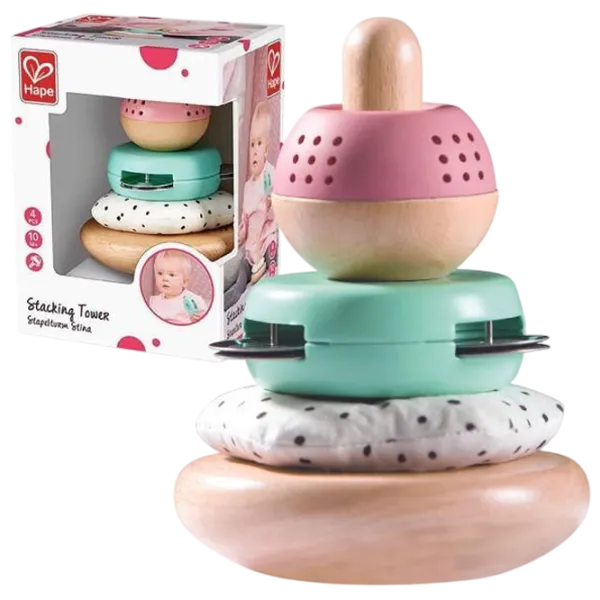 Joc educativ Hape Tactile pyramid 1+/ Dezvoltare photo 1
