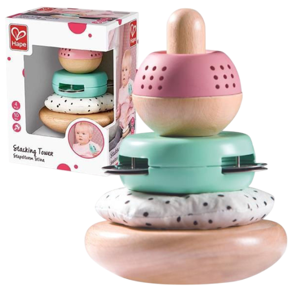 Joc educativ Hape Tactile pyramid 1+/ Dezvoltare photo 1