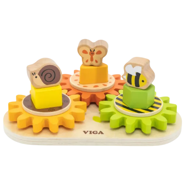 Joc educativ VIGA Rotating Gears 1+/ Dezvoltare photo 1