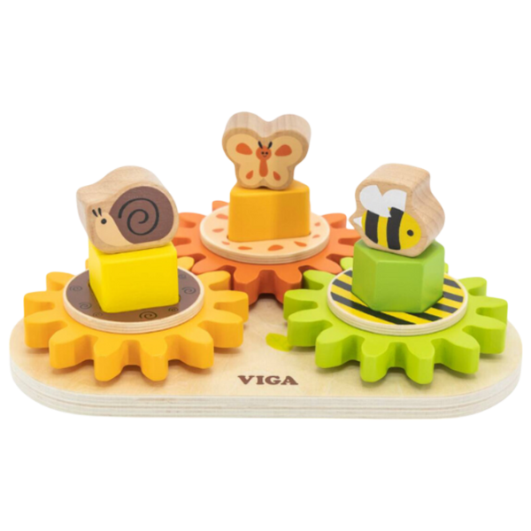 Joc educativ VIGA Rotating Gears 1+/ Dezvoltare photo 1