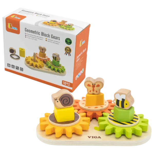 Joc educativ VIGA Rotating Gears 1+/ Dezvoltare photo 4