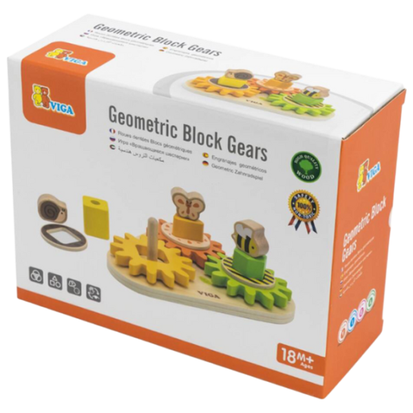 Joc educativ VIGA Rotating Gears 1+/ Dezvoltare photo 5