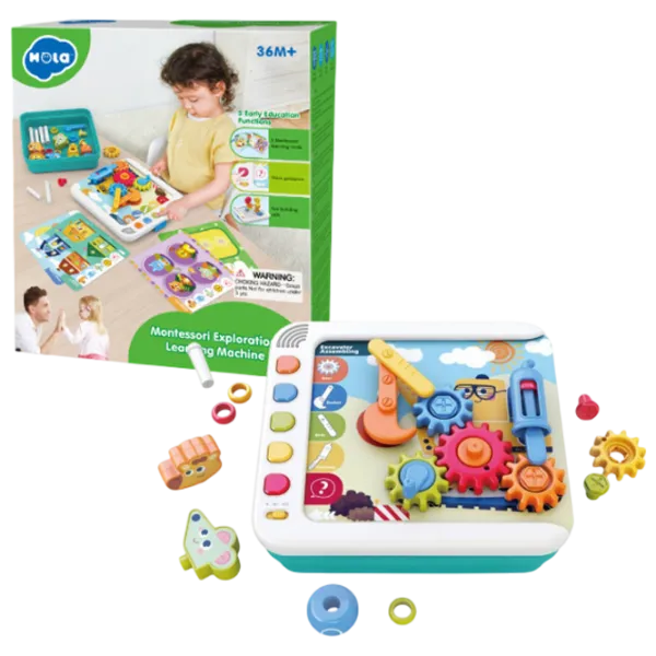 Joc educativ Hola Toys Montessori Code 3+/ Dezvoltare photo 1