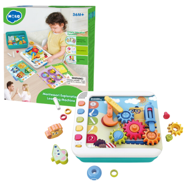 Joc educativ Hola Toys Montessori Code 3+/ Dezvoltare photo 1