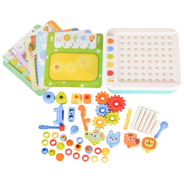 Joc educativ Hola Toys Montessori Code 3+/ Dezvoltare photo 3