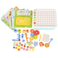 Joc educativ Hola Toys Montessori Code 3+/ Dezvoltare photo 3