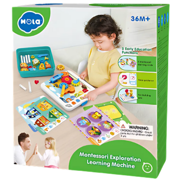 Joc educativ Hola Toys Montessori Code 3+/ Dezvoltare photo 5