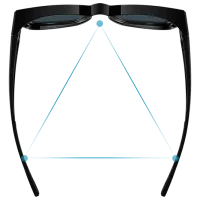 Солнечные очки унисекс Xiaomi Polarized Fitover Sunglasses Пластик / Черный photo 2