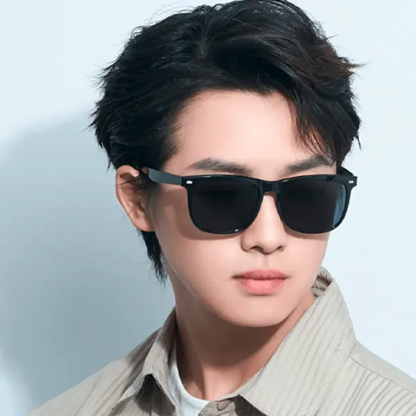 Солнечные очки унисекс Xiaomi Square Sunglasses Пластик / Черный photo 4