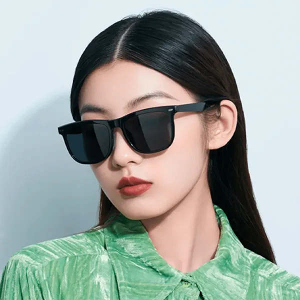 Солнечные очки унисекс Xiaomi Square Sunglasses Пластик / Черный photo 5